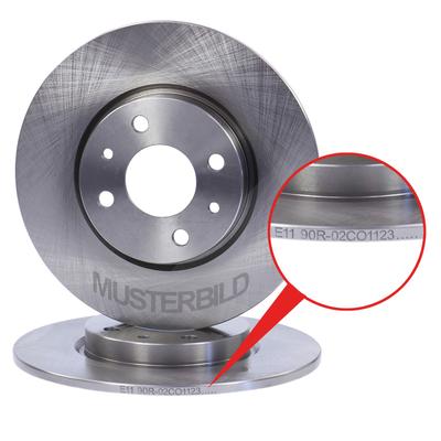 Bestprice 2x Bremsscheibe Hinterachse Voll [Hersteller-Nr. 10602478] für Ford