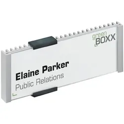Durable Türschild »Info Sign 480023« silber, 14.9x5.3 cm