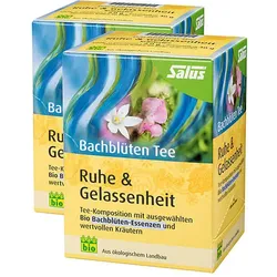 2er-Pack Salus Bio-Bachblüten Tee »Ruhe & Gelassenheit«