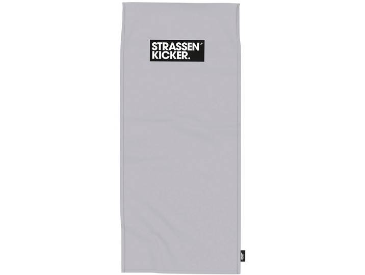 Sporthandtuch Straßenkicker , grau, B:50cm L:110cm, Microfaser, Obermaterial: 100% Polyester, Handtücher, Sporthandtuch, mit dekorativem Straßenkicker Schriftzug