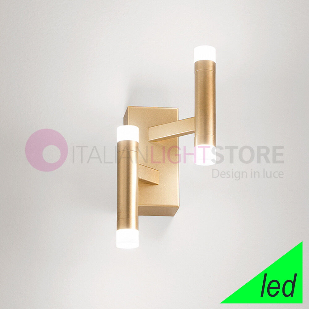 Candles Oro Applique Led 12w Design Moderno