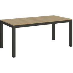 Itamoby Ausziehbarer Tisch 90x180/440 cm Everyday Evolution Eiche Natur Anthrazit Gestell