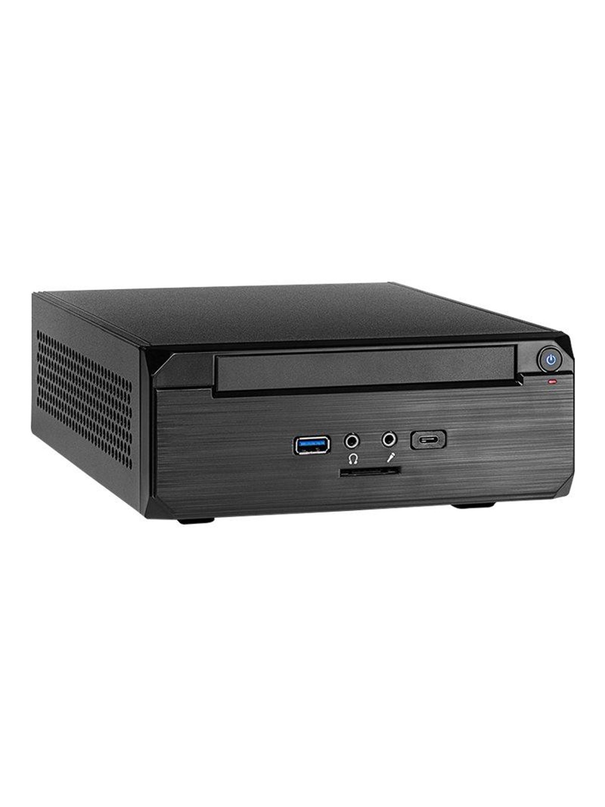 Inter-Tech MW-02 II - Gehäuse - Desktop slimline - Schwarz
