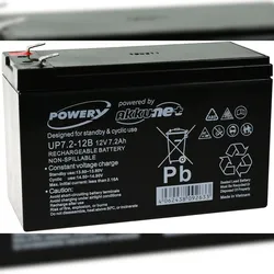 Powery Blei-Gel Akku 12V 7,2Ah