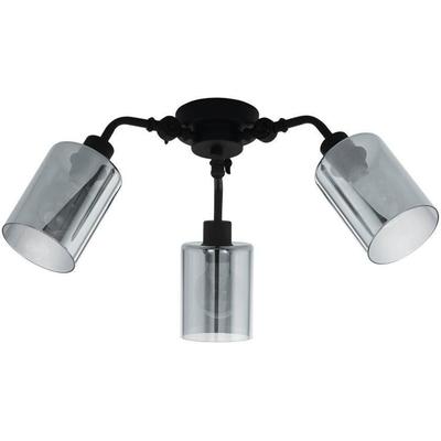 EGLO Deckenleuchte "FORESTBURG", schwarz, 3, Ø 66,5cm H: 27,5cm, 1 Stk., Leuchten, Deckenlampe Deckenleuchte