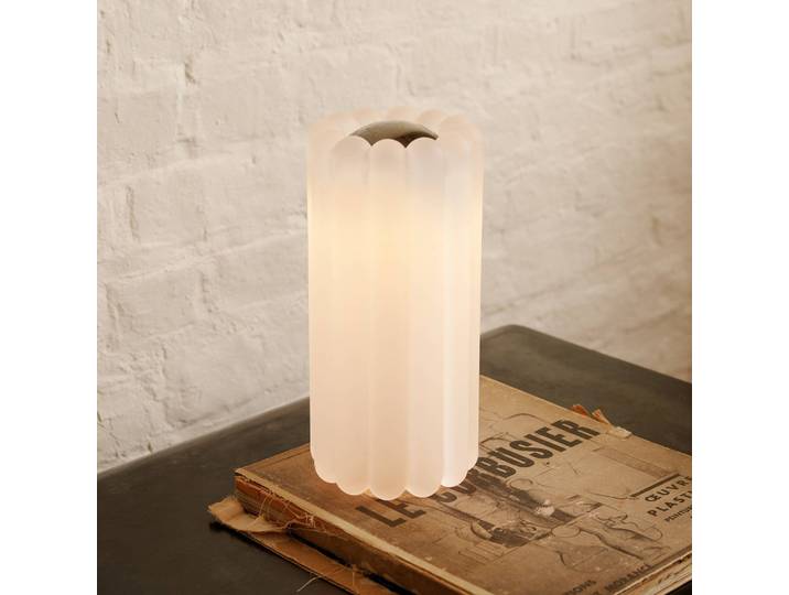 Tom Dixon LED Tischlampe Press, dimmbar, für Wohn- / Esszimmer, Glas, Design, LED Tischlampe