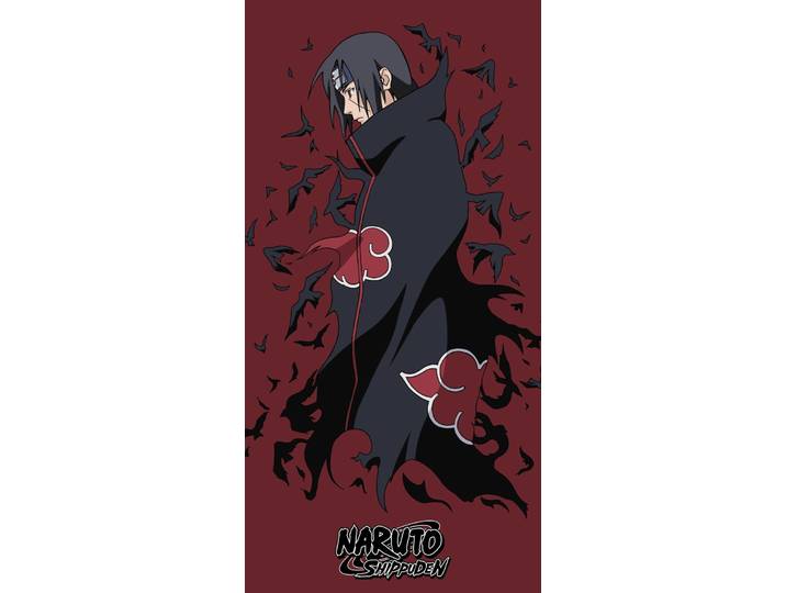 Naruto strandlaken Itachi Kraaien 70 x 140 cm - katoen