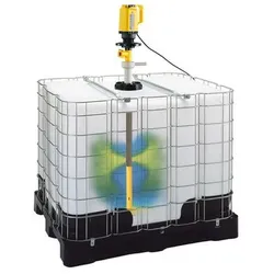 Mischwerk und Container-Pumpe aus Polypropylen (PP), für Chemikaliengemische etc.