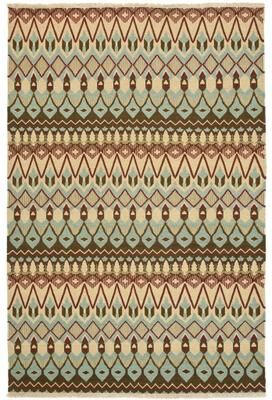 SAFAVIEH Couture Hand-Knotted Sumak Contemporary Multi Wool Rug - 8' x 10'
