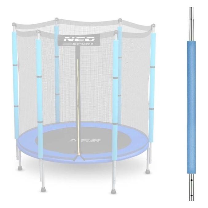 Neo Sport Neo-Sport Słupek dolny do trampoliny z siatką zewnętrzną 4,5 ft niebieski Neo-Sport (NS-04-200F-SD)