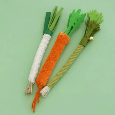 Inspire Picks 3 Piece Cat Chew Toy Set With Bell Bite Resistant Interactive Teeth Cleaning Toys 3pcs