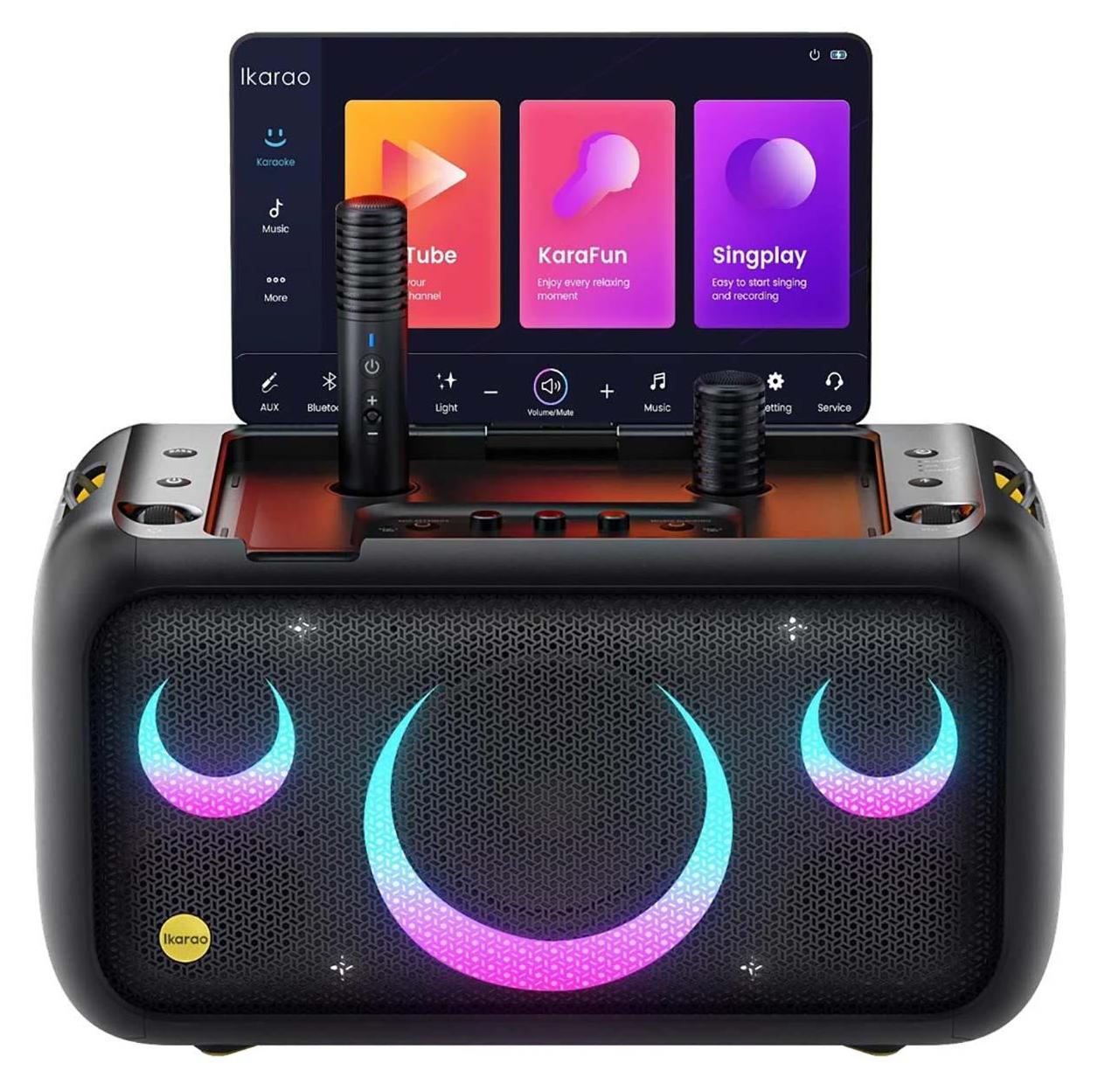 Ikarao Break X1, 460 W, Kabellos, MicroSD (TransFlash), 3,5 mm, 33,8 cm (13.3"), LCD
