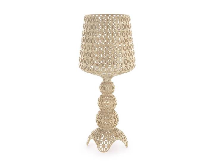 KARTELL lampe de table MINI KABUKI (Beige mat - Polycarbonate 2.0 recyclé)