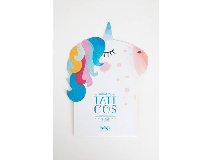 Unicorn tattoos 10 stuks groot