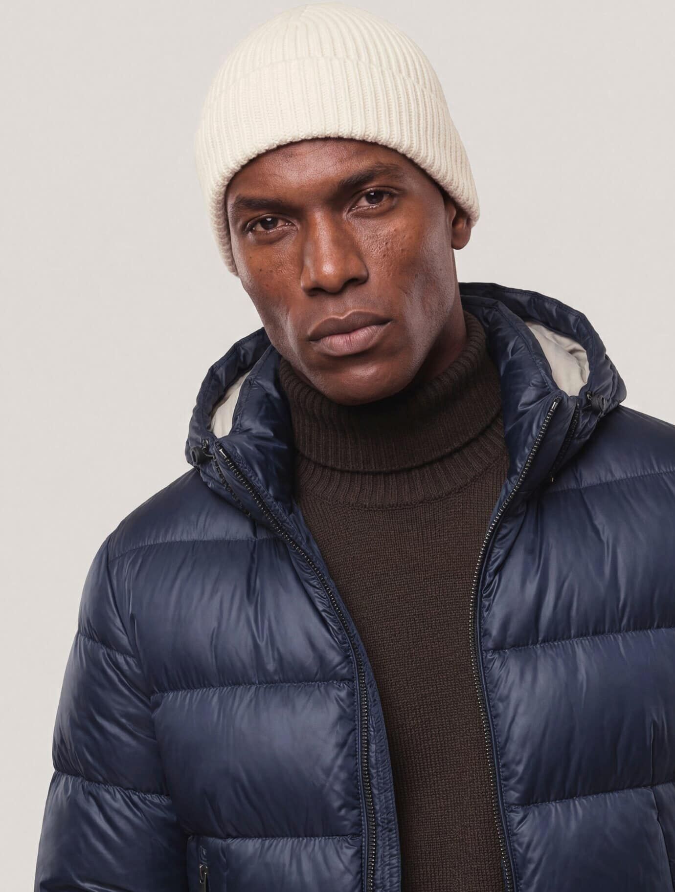 Walbusch Merino-Mütze, , Farbe Beige, 01, perfekte Passform wärmende Merinowolle Herren