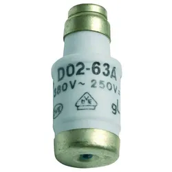 Hager D02-Sicherung LE1863 63A 400V gG