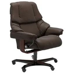Stressless Bürostuhl Reno Office Leder Braun Batick Brown