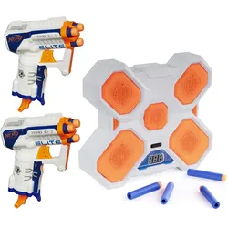Nerf Zwei Triad Blaster mit Zielscheibe!
