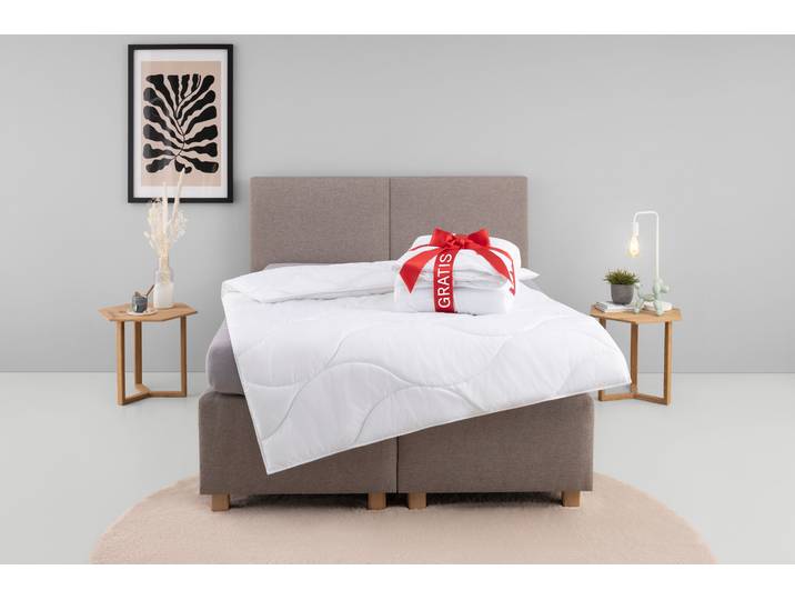 Microfaserbettdecke OTTO HOME Caelan, kaufe eine Decke - erhalte die Leichtbettdecke gratis dazu , weiß, B:155cm L:220cm, Bezug: 100% Polyester. Füllung: 100% Polyester, Bettdecken, Microfaserbettdecke, Bettdecke 135x200 cm und 155x220 cm, Sommer, Winter