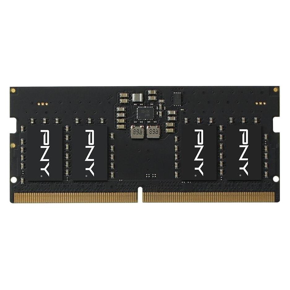 PNY Notebook-Speicher 16GB DDR5 5600 SO-DIMM (5600 MHz, DDR5-RAM, SO-DIMM) (MN16GSD55600-SB)