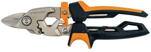 Fiskars PowerGear Cisaille aviateur coupe droite lame Offset 1027212
