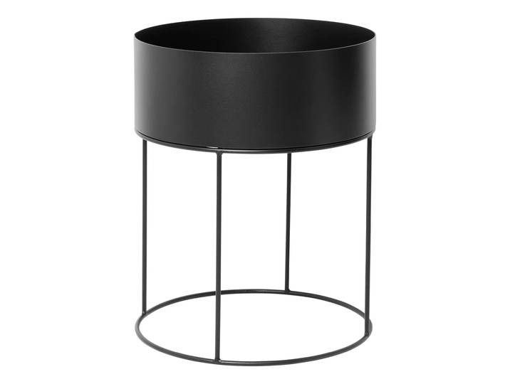 Ferm Living Support Ferm Living Plant Box rond noir