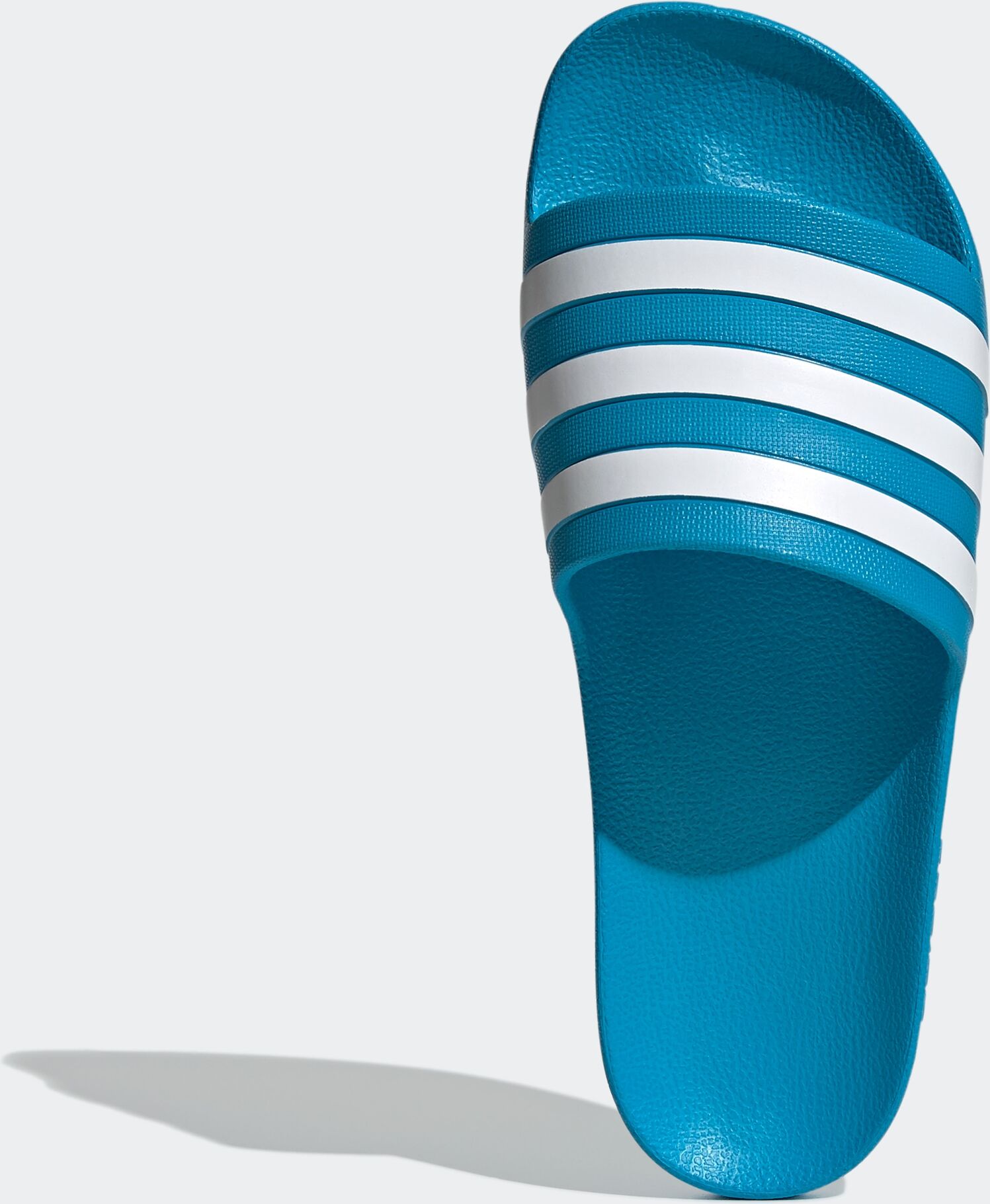 Badesandale ADIDAS SPORTSWEAR "AQUA ADILETTE", Damen, Gr. 42, blau (solar blau, ftwr weiß, solar blau), Synthetik, Schuhe Badesandale