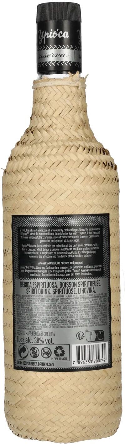 Ypióca Cachaça Castanheira Reserva 38% Vol. 1l