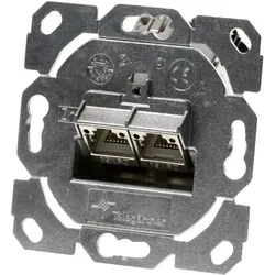 Telegärtner Dose AMJ-S UP/0 2xAMJ-S Modul Cat.6A T568A