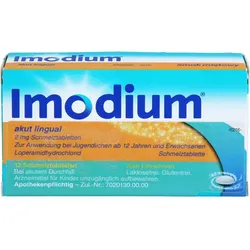 Imodium Akut Lingual Schmelztabletten 12 ST
