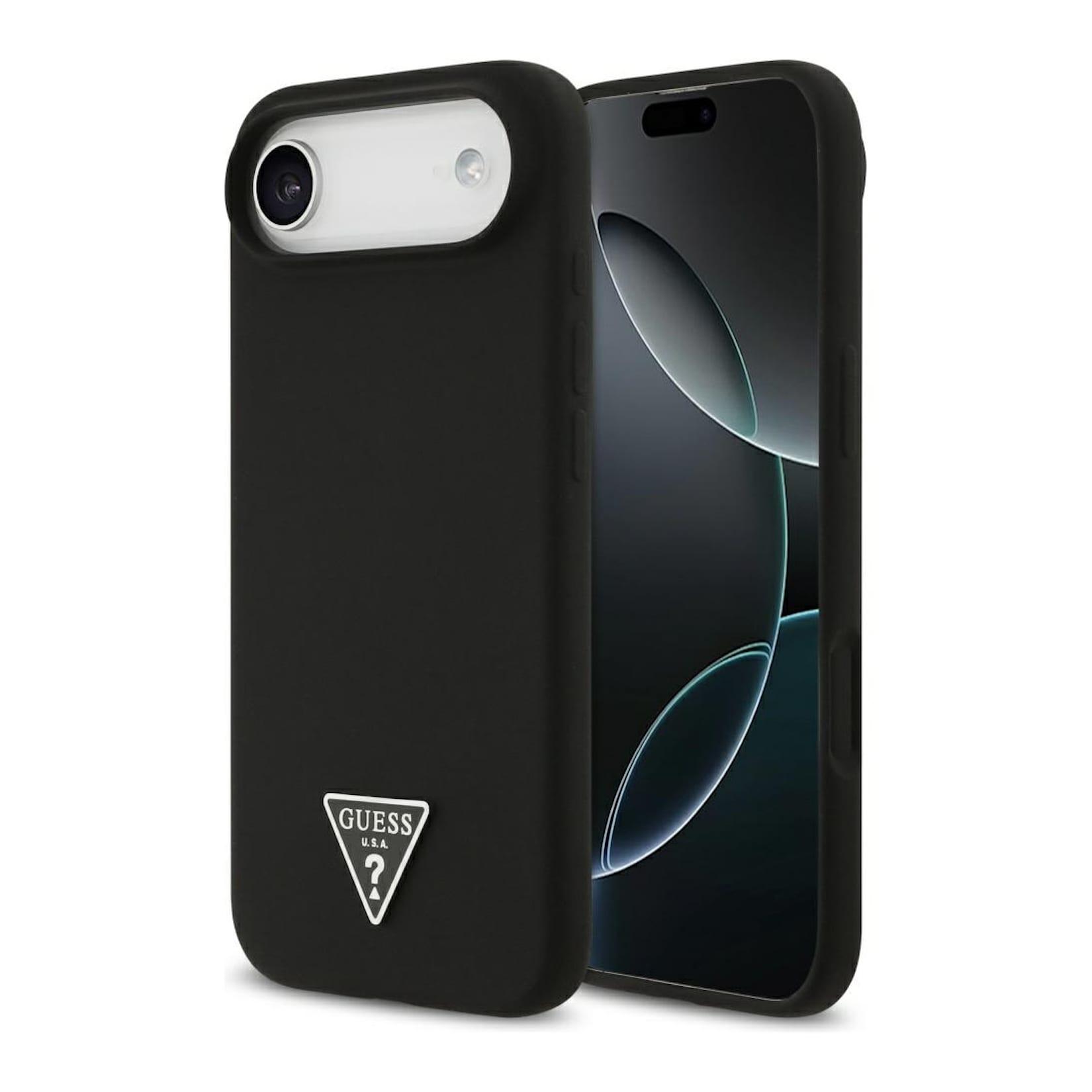 Guess Apple iPhone 17 Air Silicone Triangle Logo MagSafe Case Cover Schutz Hülle