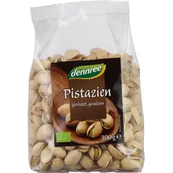dennree Pistazien mit Schale, geröstet & gesalzen bio 300g