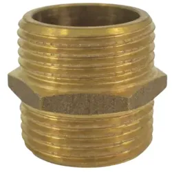 AquaCraft Messing Doppelnippel 1001000096 2", AG x AG