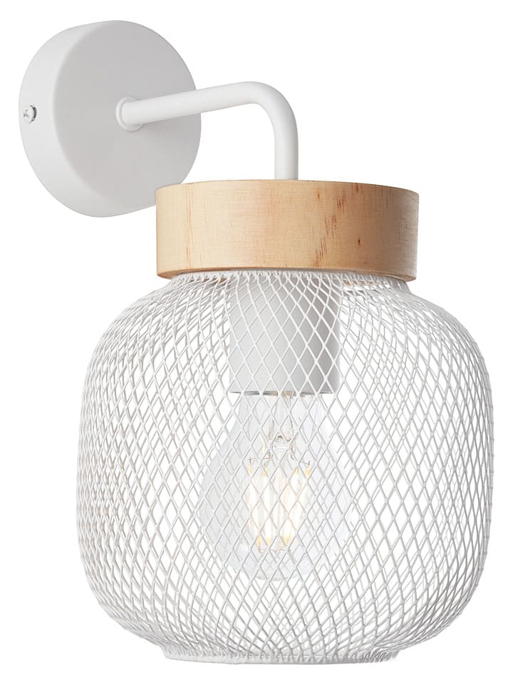 Brilliant Wandleuchte "Giada" in Weiß - (H)26 cm - Ø 16 cm - onesize