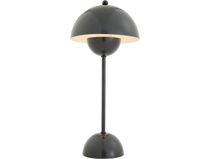 Tischlampe Limone grau glänzend H 45 cm
