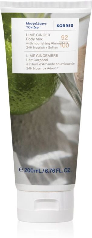 Korres Ginger Lime lait traitant corps 200 ml