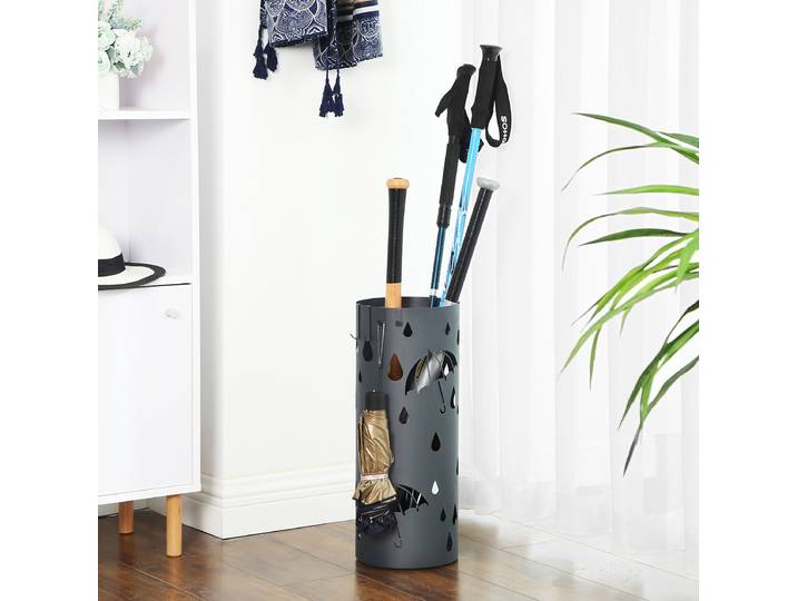 Porte-parapluie Aisle 20 x 49 x 20cm Gris