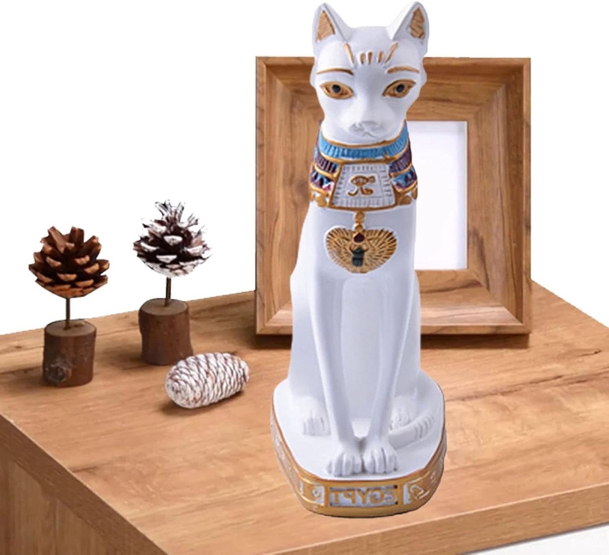 Egyptisch Kattenbeeldje van Resin voor Tafeldecoratie