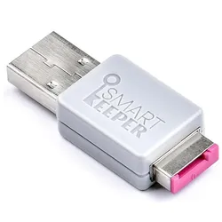 Smart Keeper 1 x Verriegelbarer USB-Speicher ohne BASIC Typ Schlüssel, Notebook Security, Pink