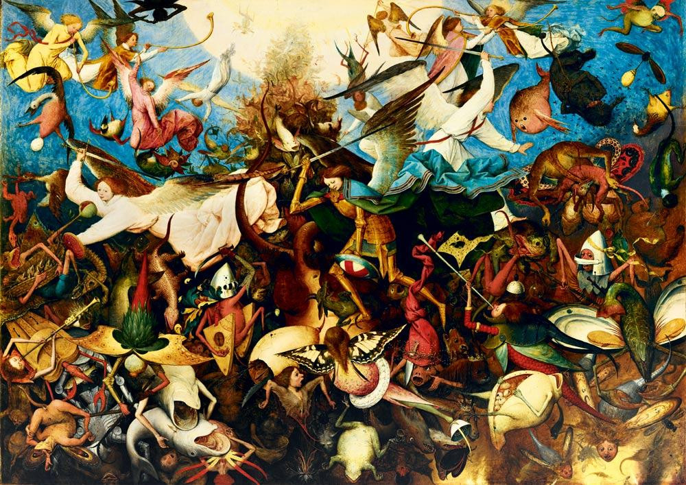 Bluebird Puzzel Pieter Bruegel de Oude De val van de opstandige engelen 1562 - 1000 stukjes