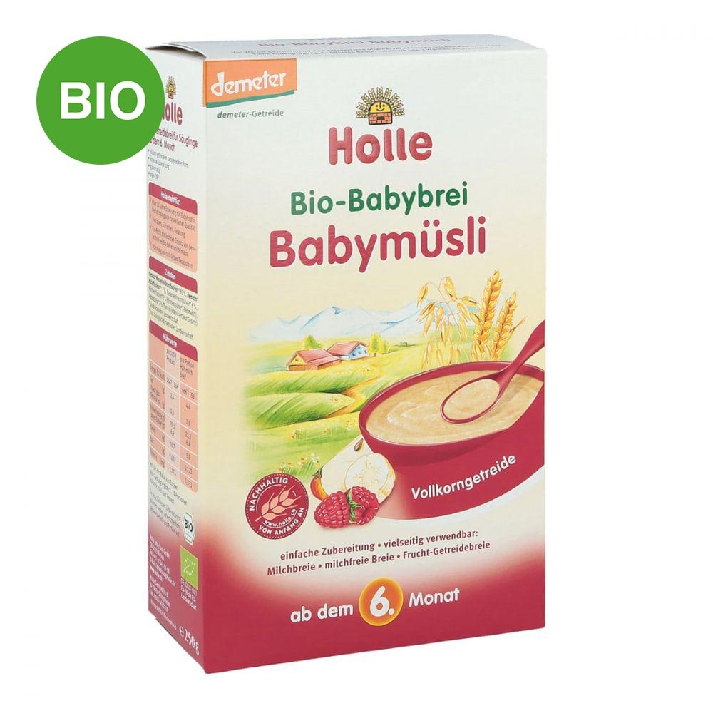 Holle baby food AG Holle Bio Babybrei Babymüsli 02909269