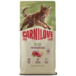 Carnilove True Fresh Sterilised Ente Katzentrockenfutter Sterilised Ente