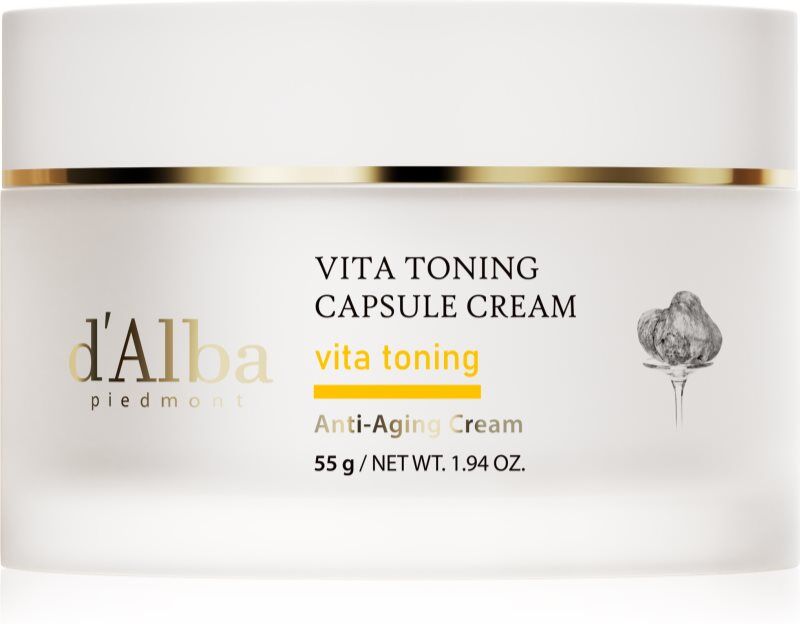 d'Alba Vita Toning Capsule Cream deep moisturising cream with a brightening effect 55 g