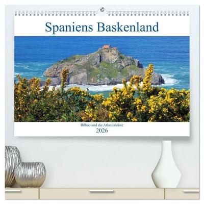 Spaniens Baskenland (hochwertiger Premium Wandkalender 2026 DIN A2 quer), Kunstdruck in Hochglanz