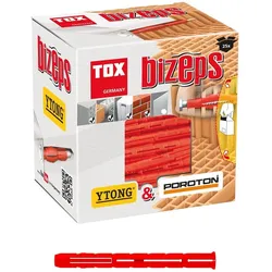 Parallel-Spreizdübel Bizeps ideal für Lochstein und Porenbeton 12 x 90 mm 25 Stück