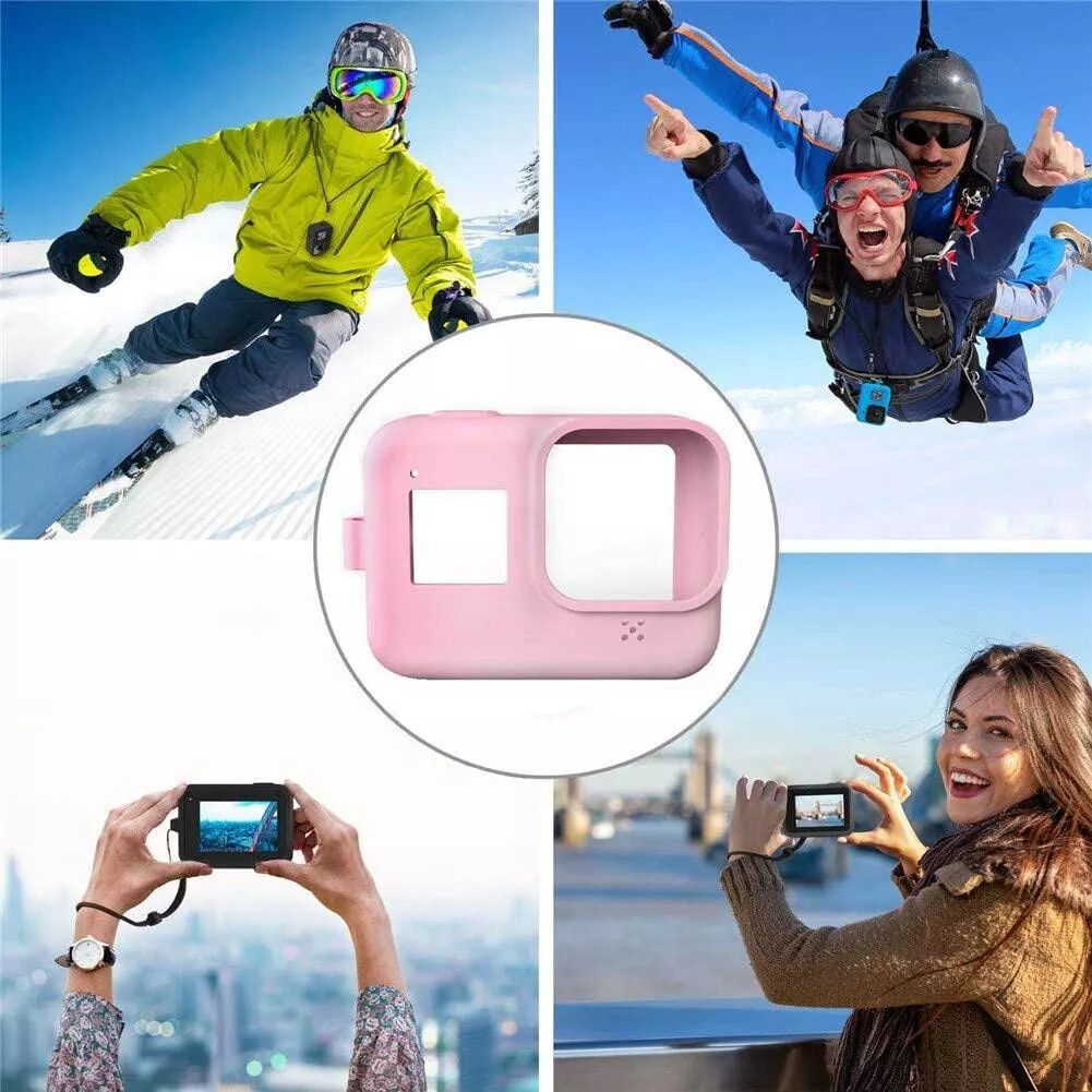 INF Silikonhülle und Zubehör für GoPro Hero 8 Black - rosa