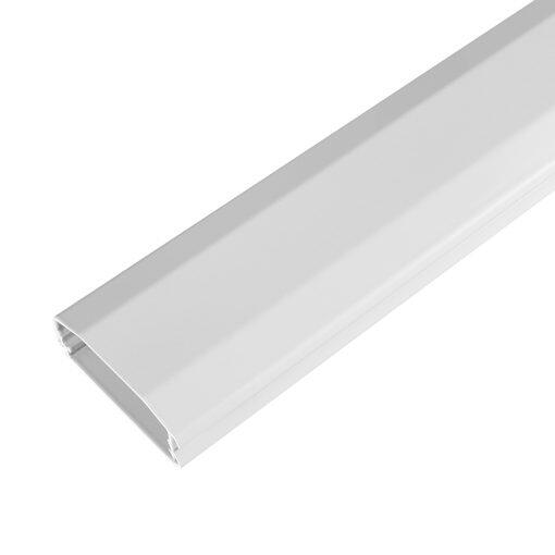 Hagor HA Cablecover Click 110 White Aluminium Kabelkanal mit Klappdeckel 8805