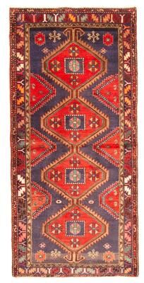 ECARPETGALLERY Hand-knotted Konya Anatolian Navy Wool Rug - 3'6 x 7'11