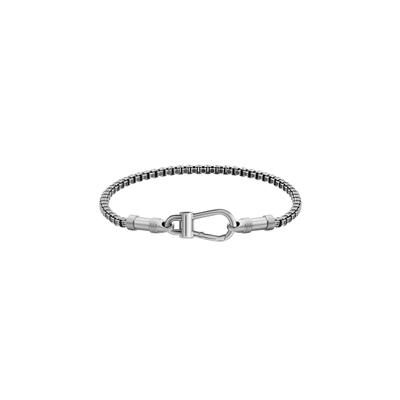 Armband BOSS "LIAM", edelstahlfarben, Armbänder, Herren, 19cm, Edelstahl, Armband