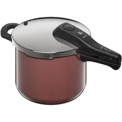 WMF Fusiontec Perfect Schnellkochtopf, 22 cm, 6,5 l, Rose Quartz, Pfanne + Kochtopf, Rosa